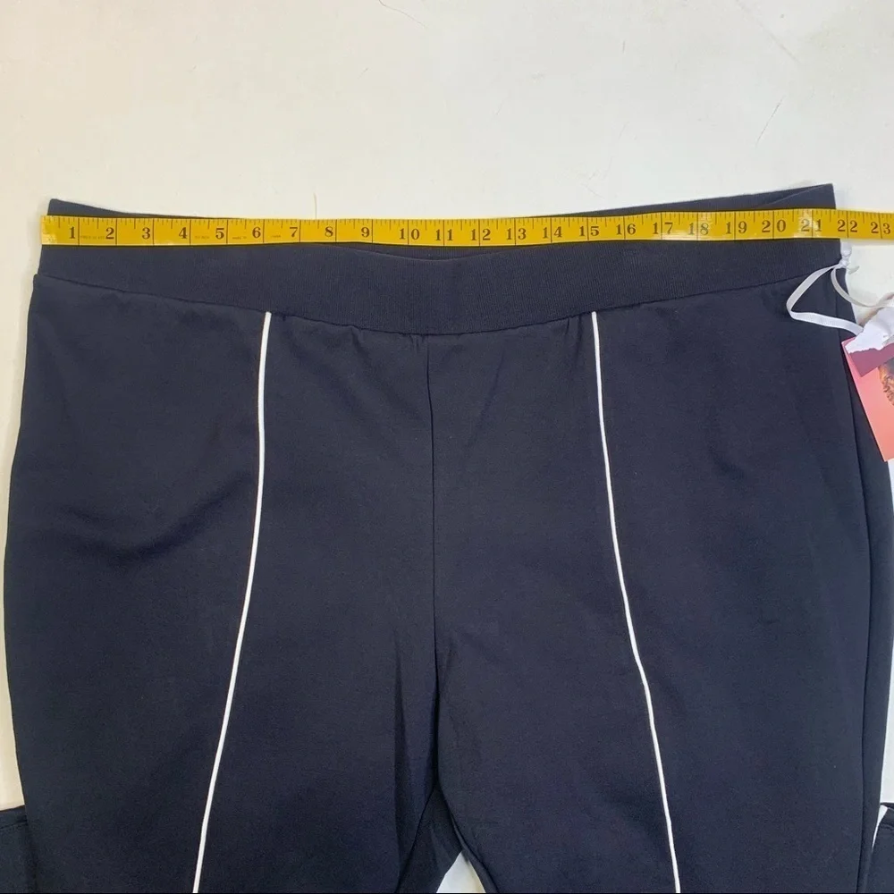 Victor Glemaud X Target PLUS SIZE 2X High-Rise Flare Sweatpants Black NWT - Picture 3 of 9